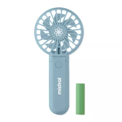 Wentylator ręczny składany z 3 prędkościami IBERA - Baby Blue (MO2779-66)