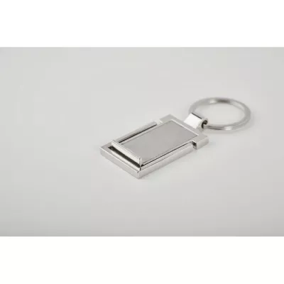 Brelok metalowy z podstawką na telefon STANRIN - Srebrny (MO2186-14)
