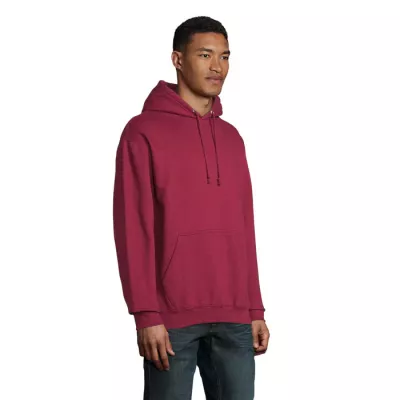 Bluza unisex z kapturem 280 g/m² Sol's CONDOR - Burgundy (S03815-BG)