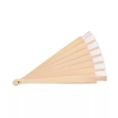 Wachlarz drewniany z 34 żebrami WOODFAN - Bialy (MO2883-06)
