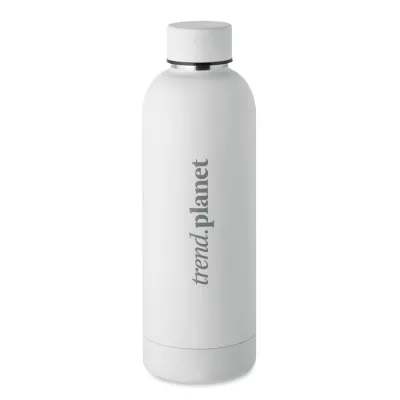 Butelka termiczna ze stali z recyklingu 500 ml ATHENA - Bialy (MO6750-06)