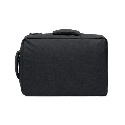 Plecak na laptop 15" z RPET LAUGAR - Czarny (MO2305-03)