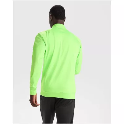Epiro bluza unisex z długim rękawem i zamkiem błyskawicznym 1/4 200 g/m² - Pink Fluor (R1115-PINKFLUO)