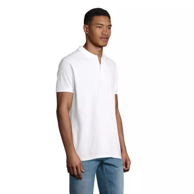 Polo męskie organiczne 170 g/m² Sol's PLANET MEN - Bialy (S03566-WH)
