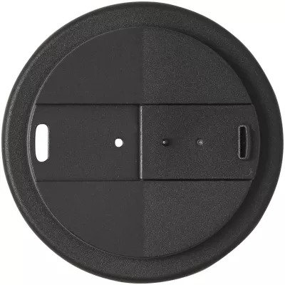 Americano® 350 ml tumbler with spill-proof lid - Czarny-Czerwony (21069520)