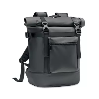 Plecak rolltop z tarpauliny JAYA BAG - Czarny (MO6939-03)