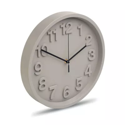 Zegar ścienny z cichym mechanizmem 30 cm MURO - Szary (MO2851-07)