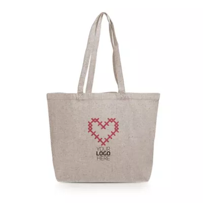 Torba bawełniana z recyklingu 280g/m2 - Khaki (IP31115139)