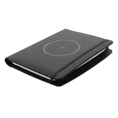 Teczka konferencyjna A5 Air, power bank 5000 mAh - czarny (P774.051)