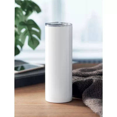 Kubek termiczny stalowy do sublimacji 590 ml SFEER - Bialy (MO6644-06)
