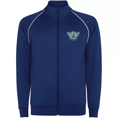 Męska bluza Valier z zamkiem błyskawicznym na całej długości - Navy Blue (R0437-NAVYBLUE)