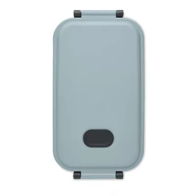 Lunchbox z PP z zaworem i klamrami 800 ml INDUS - Szary (MO6855-07)