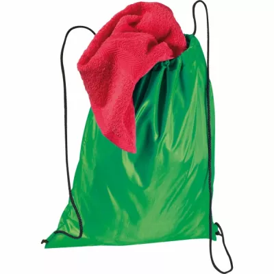 Worek z poliestru z recyklingu 210D WANDA - zielony (6470009)