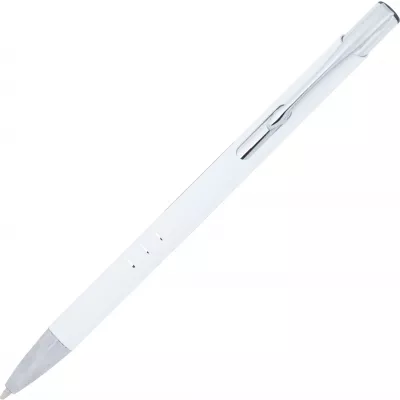 Długopis metalowy soft touch NEW JERSEY - biały (055506)