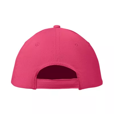 Czapka z daszkiem bawełniana 160 g/m² BASIE APOLLO - Fuksja (MO8834-38)