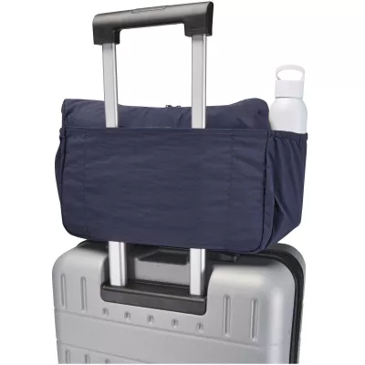 Calli - torba na laptopa o przekątnej 13 cali wykonaa z recyklingowanego nylonu z certyfikatem GRS - Granatowy (12081055)