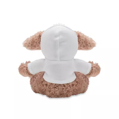 Pluszowy królik w bluzie z kapturem BUNNY - Bialy (MO2121-06)
