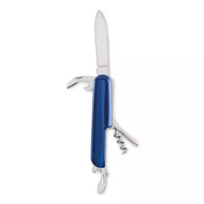 Scyzoryk z aluminium 5 funkcji MULTICHILLO - Niebieski (MO2531-04)