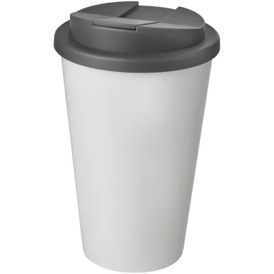 Americano® 350 ml tumbler with spill-proof lid - Biały-Szary (21069512)