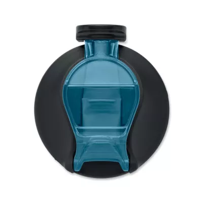 Butelka sportowa motywacyjna z RPET 700 ml ENKEL - Przezroczysty Blekitny (MO2792-52)