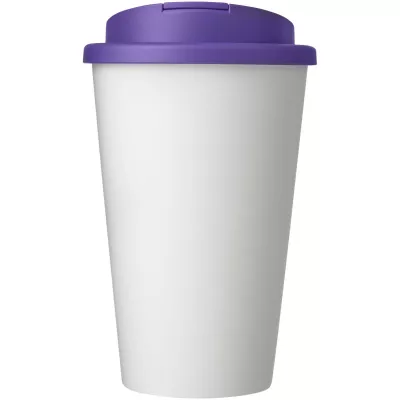 Americano® 350 ml tumbler with spill-proof lid - Biały-Fioletowy (21069509)