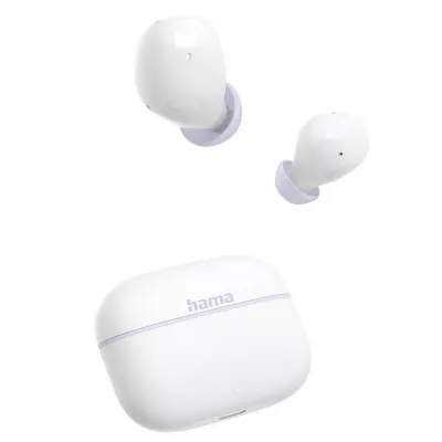 Bezprzewodowe słuchawki douszne Hama Freedom Buddy II - biały (VH012-02)
