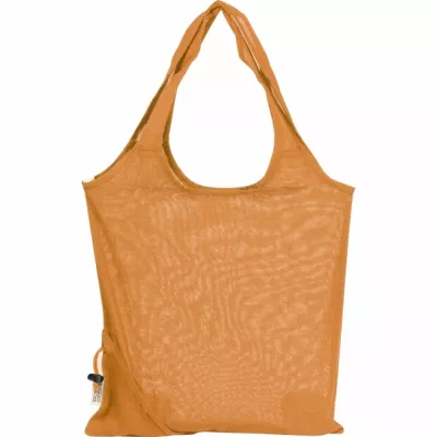 Składana torba z bawełny i poliestru z recyklingu 118 g/m² ANJA - pomarańczowy (6526210)