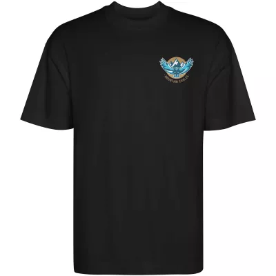 Chow - koszulka unisex z krótkim rękawem, fason oversize - Czarny (R6561-BLACK)