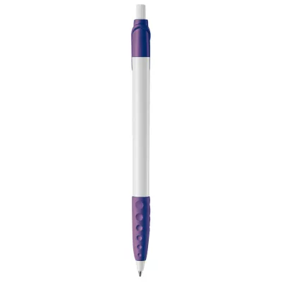 Długopis plastikowy (ABS) Cosmo - biało / purpurowy (LT87622-N0172)