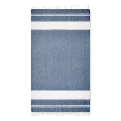 Torba plażowa z ręcznikiem hammam 180 g/m² HUMMUM - Niebieski (MO2954-04)