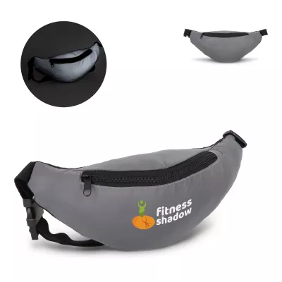 Odblaskowa saszetka biodrowa Zola - szary (LT95324-N0061)