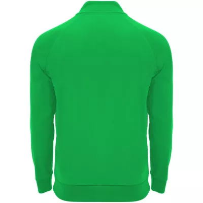 Epiro bluza unisex z długim rękawem i zamkiem błyskawicznym 1/4 200 g/m² - Green Fern (R1115-GRFERN)
