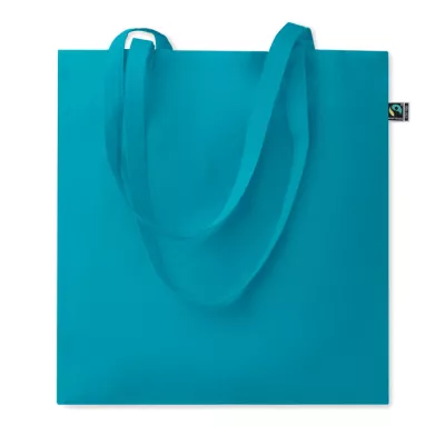 Torba bawełniana Fairtrade 180 g/m² OSOLE+ COLOUR - Turkusowy (MO2589-12)