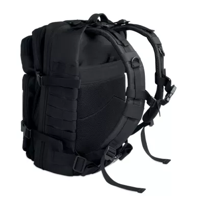 Plecak turystyczny z RPET 600D 50 l CARRYCONFI - Czarny (MO2970-03)