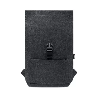 Plecak z filcu RPET z przegrodą na laptop INDICO PACK - Kamienny Szary (MO6456-15)