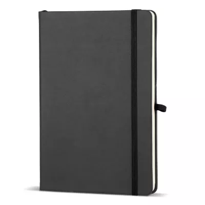 Notatnik Iroko z twardą okładką Laser A5 - czarno / czarny (LT92090-N0202)