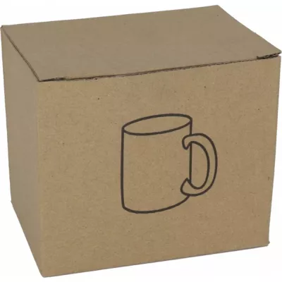 Kubek ceramiczny THESSALONIKI 300 ml - czerwony (087205)