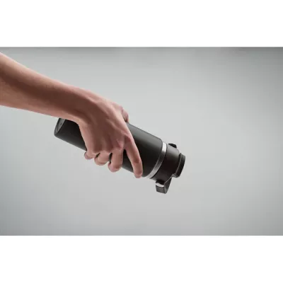 Butelka termiczna ze słomką 500 ml SUMA GRIP - Czarny (MO2775-03)