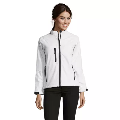 Softshell damski wodoodporny 340 g/m² Sol's ROXY - Bialy (S46800-WH)