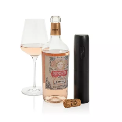 Elektryczny korkociąg do wina na USB Vino - black (P911.4201)