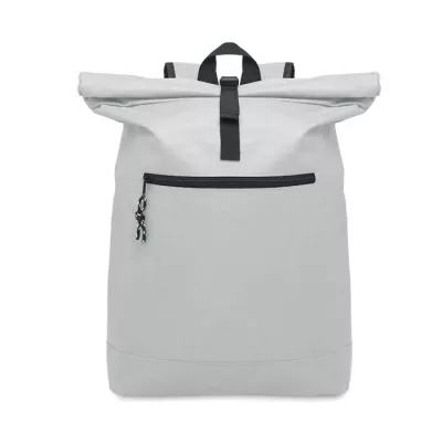 Plecak rolltop na laptop 15" z poliestru 600D IREA - Bialy (MO2170-06)