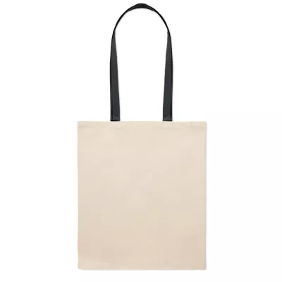 Torba bawełniana na zakupy 140 g/m² ZEVRA - Czarny (MO6437-03)
