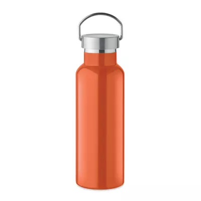 Butelka termiczna z recyklingu 500 ml FLORENCE - Pomaranczowy (MO2107-10)