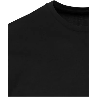 Azurite organiczna koszulka unisex o gramaturze 160 g/m² z krótkim rękawem i certyfikatem OCS - Czarny (39554-BLACK)