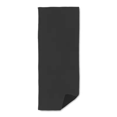 Ręcznik sportowy w butelce PET 30x80 cm FRIS - Czarny (MO9203-03)