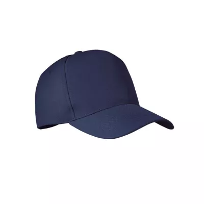 Czapka z daszkiem 5-panelowa RPET 210 g/m² SENGA - Niebieski (MO6831-04)
