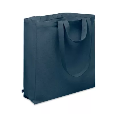 Torba na zakupy z recyklingu 380 g/m² GAVE COLOUR - Niebieski (MO2565-04)