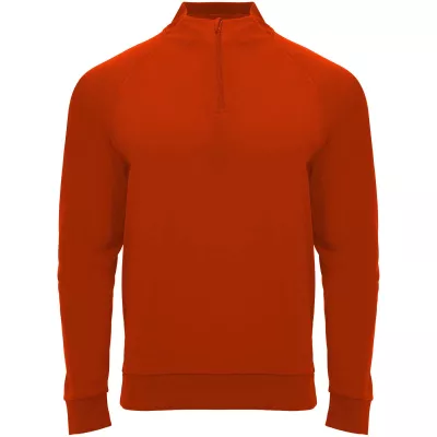 Epiro bluza unisex z długim rękawem i zamkiem błyskawicznym 1/4 200 g/m² - Czerwony (R1115-RED)