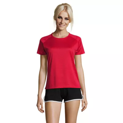 Koszulka sportowa damska 140 g/m² Sol's SPORTY WOMEN - Czerwony (S01159-RD)