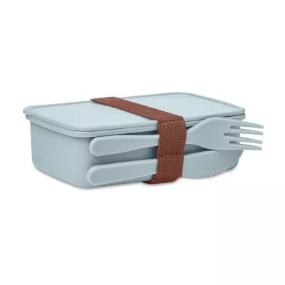 Pudełko na lunch ze sztućcami SUNDAY - Baby Blue (MO6254-66)